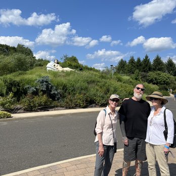 Grounds For Sculpture - The monumental hillside nude that greets you upon entry onto the grounds. - Museums Near Me - Hamilton, New Jersey
