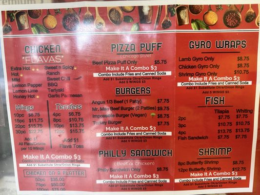 Menu photo 1 Ol' Skool Flava Stone Mountain, GA