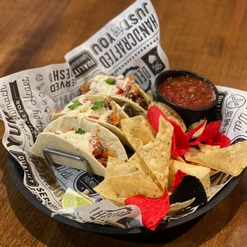 Trailside Tavern - a plate of tacos and chips - Burgers Near Me - Crosby, Minnesota Trailside Tavern - a plate of tacos and chips - Burgers Near Me - Crosby, Minnesota
