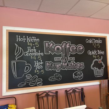Koffee & Kupkakes - a blackboard in a coffee shop - Bakeries Near Me - Stockbridge, Georgia Koffee & Kupkakes - a blackboard in a coffee shop - Bakeries Near Me - Stockbridge, Georgia