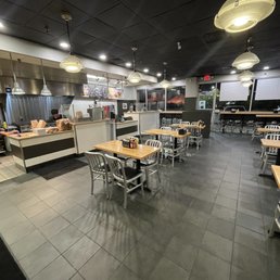 the inside of a restaurant the inside of a restaurant
