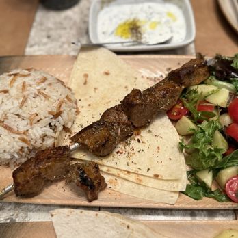 Tabac+ - Lamb skewer - Mediterranean Near Me - San Diego, California Tabac+ - Lamb skewer - Mediterranean Near Me - San Diego, California