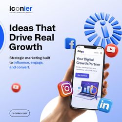 Iconier Digital Marketing Agency - Whether you're launching a new brand or scaling an existing one, our digital marketing solutions turn ideas into action and results.