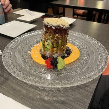 Yuri Japanese Restaurant - Sushi Dinner Selection Ahi Tower and Shrimp Tango - Sushi Bars Near Me - Cary, North Carolina Yuri Japanese Restaurant - Sushi Dinner Selection Ahi Tower and Shrimp Tango - Sushi Bars Near Me - Cary, North Carolina
