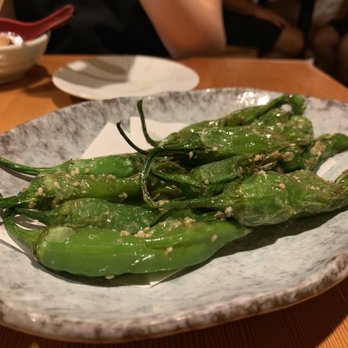 Soba-ya - Grilled shishito peppers - Japanese Near Me - New York, New York Soba-ya - Grilled shishito peppers - Japanese Near Me - New York, New York