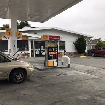 Shell - a gas station with a car parked in front of it - Gas Stations Near Me - Arcata, California