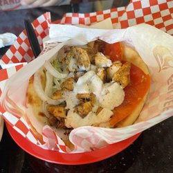 Falafel Corner - Chicken Wrap.  Very delicious and filling.