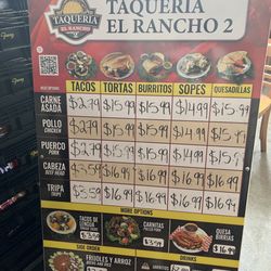 Rancho Meat Market - Menu