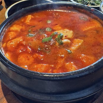Jin Cook - Spicy Tofu Stew (Soondubu) - Korean Near Me - Glendale, California