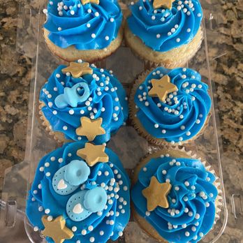 Sugar N Spice - six cupcakes with blue frosting - Bakeries Near Me - Goodyear, Arizona Sugar N Spice - six cupcakes with blue frosting - Bakeries Near Me - Goodyear, Arizona