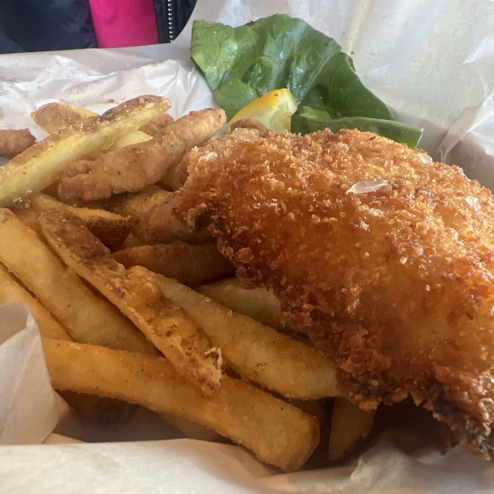 Hand Breaded Halibut Combo Hand Breaded Halibut Combo