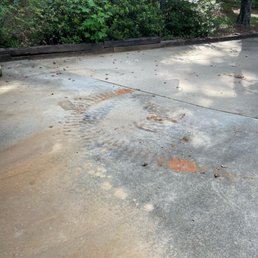 The mess and ruts they left in my yard and driveway.