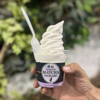 Matcha Cafe Maiko - Vanilla/Taro soft serve. - Ice Cream & Frozen Yogurt Near Me - Fort Lee, New Jersey Matcha Cafe Maiko - Vanilla/Taro soft serve. - Ice Cream & Frozen Yogurt Near Me - Fort Lee, New Jersey