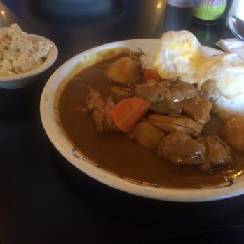 Aloha Kitchen - Chicken curry white rice fried egg - Hawaiian Near Me - Las Vegas, Nevada