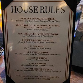 18th & 21st - House rules - Cocktail Bars Near Me - Columbia, Maryland 18th & 21st - House rules - Cocktail Bars Near Me - Columbia, Maryland