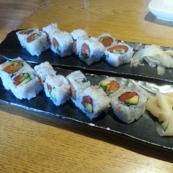 Oto Sushi - Salmon sushi rolls with two different types of salmon and a spicy tuna roll with three different types of tuna. - Japanese Near Me - Redmond, Washington