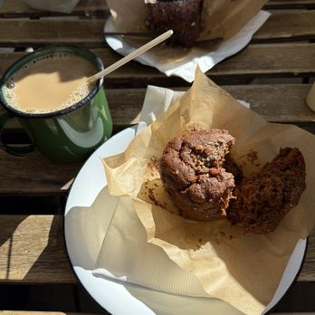Vida Baking - Sweet potato muffin and coffee - Bakeries Near Me - Ashland, Oregon