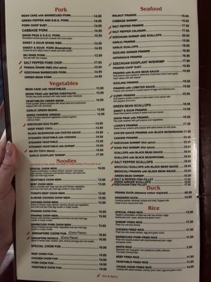 Menu photo 1 Hop Sing Palace Folsom, CA