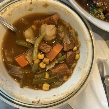 Bosco's Diner - Beef, vegetables and potato soup - American Near Me - Victorville, California
