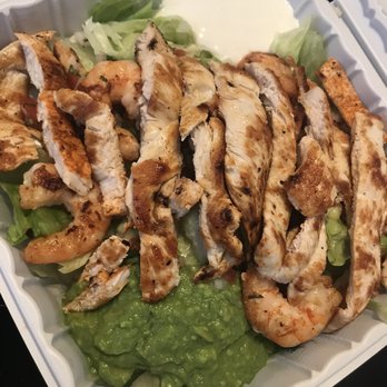 7 Mares Grill - Shrimp and chicken salad with homemade ranch! - Mexican Near Me - Oakley, California 7 Mares Grill - Shrimp and chicken salad with homemade ranch! - Mexican Near Me - Oakley, California