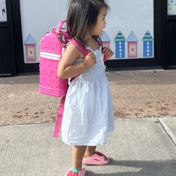 Joy Daycare - Her first day of school:)