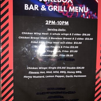 Jukebox Bar & Grill - Menu - Sports Bars Near Me - Buffalo, New York