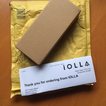 IOLLA - How your glasses arrive by courier - Eyewear & Opticians Near Me - Glasgow, GLG