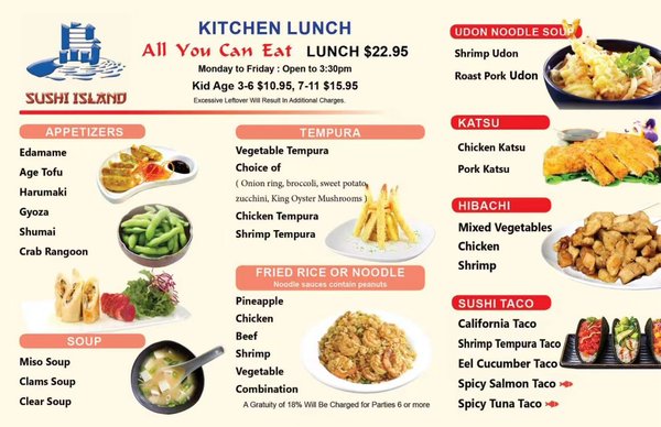 Menu photo 3 Sushi Island Winter Park, FL Menu photo 3 Sushi Island Winter Park, FL