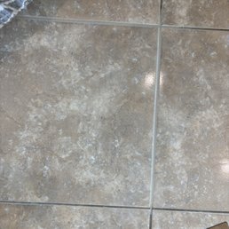 Repaired kitchen tile