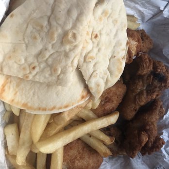 George's Gyros - (7) PC Chicken dinner. Chicken is seasoned well and jumbo sized compared to others. - Mediterranean Near Me - Elkhart, Indiana