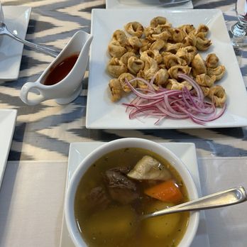 Oasis Uzbek Kebab House - Shurpa and Fried Ravioli with Beef - Desserts Near Me - Baltimore, Maryland Oasis Uzbek Kebab House - Shurpa and Fried Ravioli with Beef - Desserts Near Me - Baltimore, Maryland