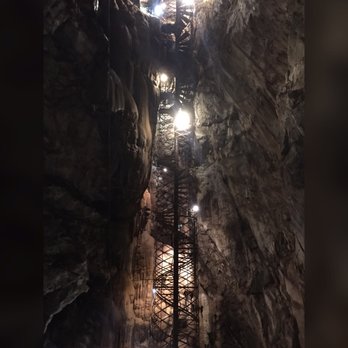 Moaning Caverns Adventure Park - Some take the stairs, others rappel - Amusement Parks Near Me - Vallecito, California