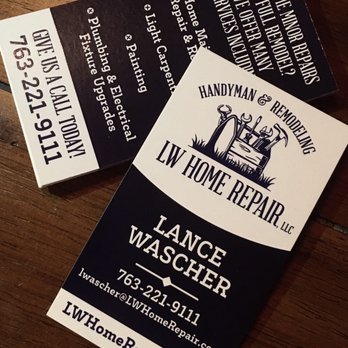 LW Home Repair - business cards on a table - Painters Near Me LW Home Repair - business cards on a table - Painters Near Me