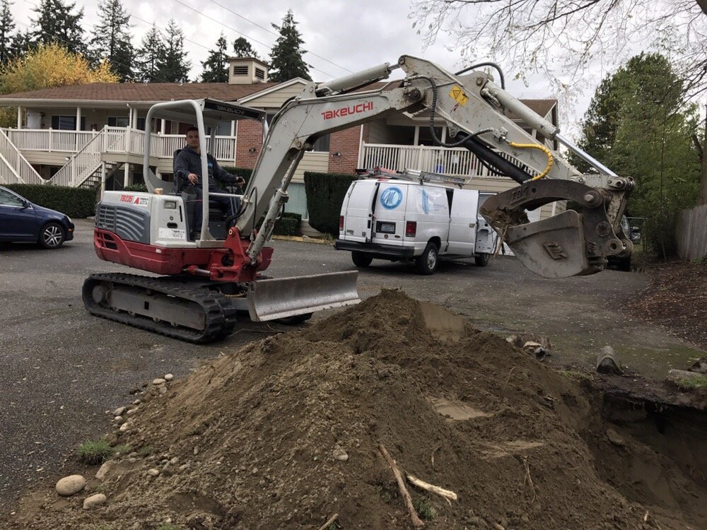 Slide of Mainline Plumbing and Drain