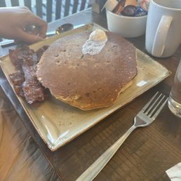 Two Multigrain Pancakes and Million Dollar Bacon