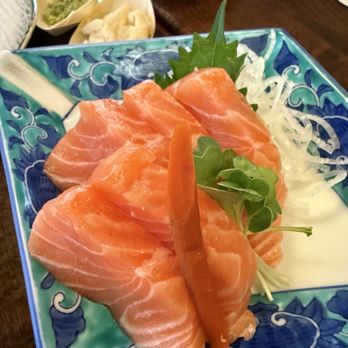 Satoshi Sushi - Salmon Sashimi - Japanese Near Me - Fountain Valley, California
