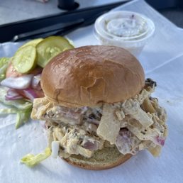 Vegan Lobster Roll w/ Coleslaw