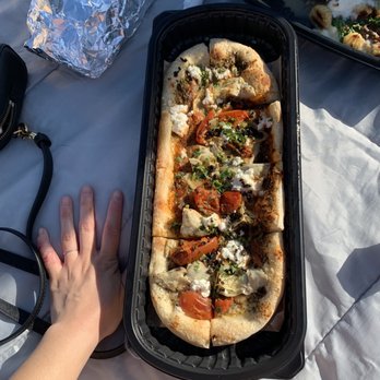 Saint & Second - Truffle and artichoke flatbread - New American Near Me - Long Beach, California