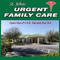 St. Johns Urgent Family Care - Family Practice in Urgent Care walk-in clinic.