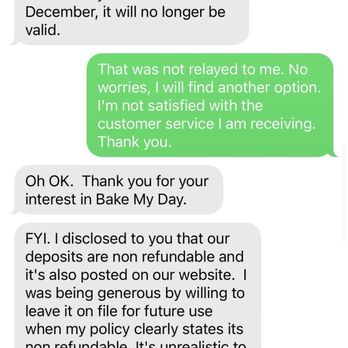 Bake My Day - Text messages from Christine. - Cupcakes Near Me - Rancho Cucamonga, California Bake My Day - Text messages from Christine. - Cupcakes Near Me - Rancho Cucamonga, California