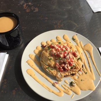 Second State Coffee - Huevos Rancheros with my eggs over easy, accompanied with their lovely house blend coffee. - Coffee & Tea Near Me - Mount Pleasant, South Carolina Second State Coffee - Huevos Rancheros with my eggs over easy, accompanied with their lovely house blend coffee. - Coffee & Tea Near Me - Mount Pleasant, South Carolina