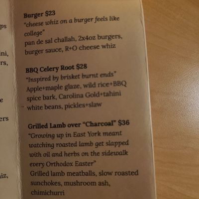 Menu photo 2 Ricky + Olivia Toronto, ON
