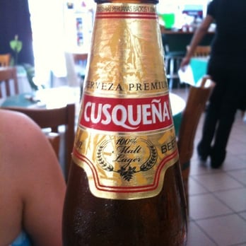 Chalan on the Beach - Peruvian beer - lager like - Latin American Near Me - Miami Beach, Florida