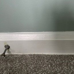 paint still didn't adhere to trim.  I will need to do another coat myself