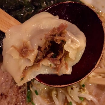 Lucky Belly - Meat inside the Oxtail Won Ton - Bars Near Me - Honolulu, Hawaii Lucky Belly - Meat inside the Oxtail Won Ton - Bars Near Me - Honolulu, Hawaii