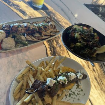 AC Hotel Vancouver Waterfront - Chicken and steak skewers with lithe best brussel sprouts ever!!! - Hotels Near Me - Vancouver, Washington AC Hotel Vancouver Waterfront - Chicken and steak skewers with lithe best brussel sprouts ever!!! - Hotels Near Me - Vancouver, Washington