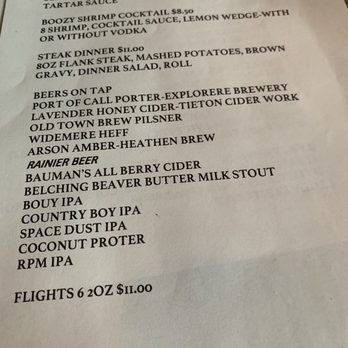 The Oasis Bar - Special menu - Pubs Near Me - Castle Rock, Washington The Oasis Bar - Special menu - Pubs Near Me - Castle Rock, Washington