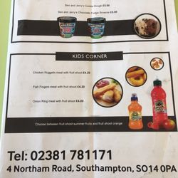 Benny's Burgertown - Menu