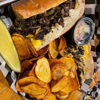 Peebles - Philly steak with raw fries - Chicken Wings Near Me - Columbia, South Carolina Peebles - Philly steak with raw fries - Chicken Wings Near Me - Columbia, South Carolina