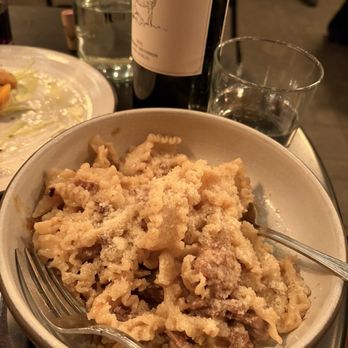 Corto - Malfaldine - speck, grana padano, black peeper ($22) - Italian Near Me - Jersey City, New Jersey